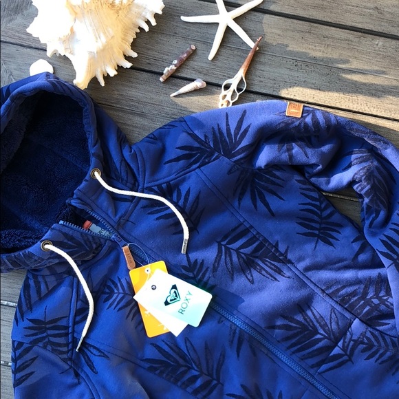 🌴🔆ROXY- FROST PRINTED ZIP UP HOODIE SWEATER🔆🌴 - Picture 7 of 16